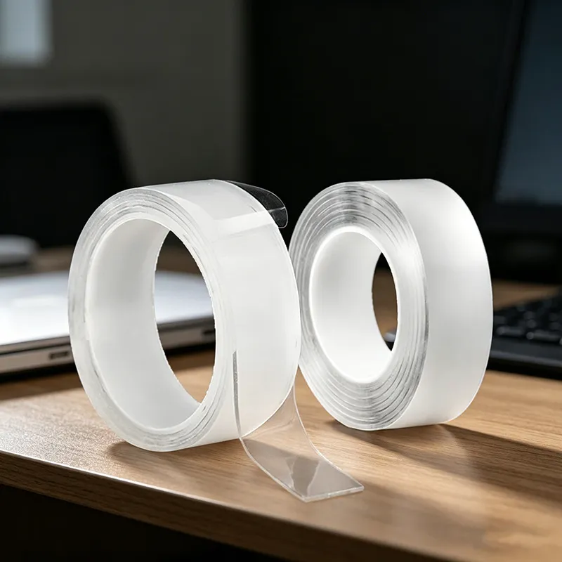 Super Strong Nano Tape, 5M x 30mm Clear Double Sided Adhesive Tape, Waterproof Removable Transparent Mounting Tape, Reusable Washable Traceless Gel Tape for Wall, Home, Office, Car